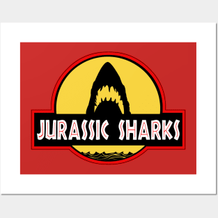 Jurassic Sharks Posters and Art